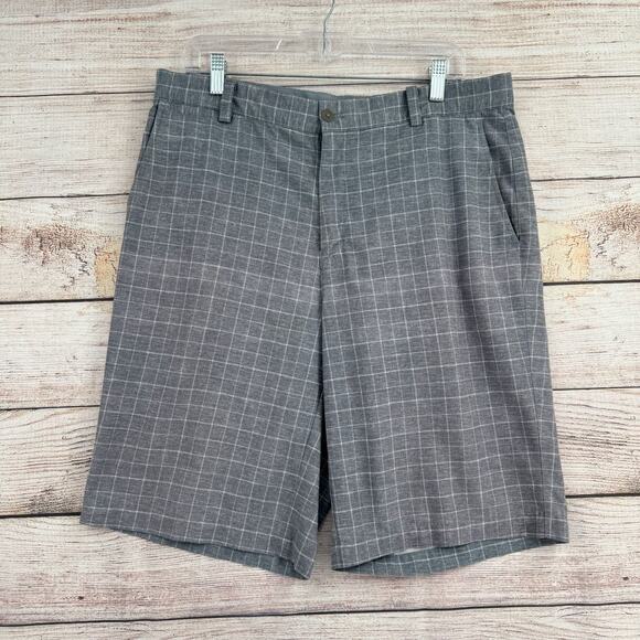 Nike Golf Tour Performance Golf Shorts Men's Size 34 Gray/White Dri Fit - Picture 1 of 10